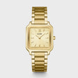 MONTRE CLUSE GRACIEUSE , WATCH STEEL, SUNRAY TEXTURED, GOLD COLOUR