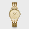 MONTRE CLUSE MINUIT DATE STEEL, FULL GOLD COLOUR