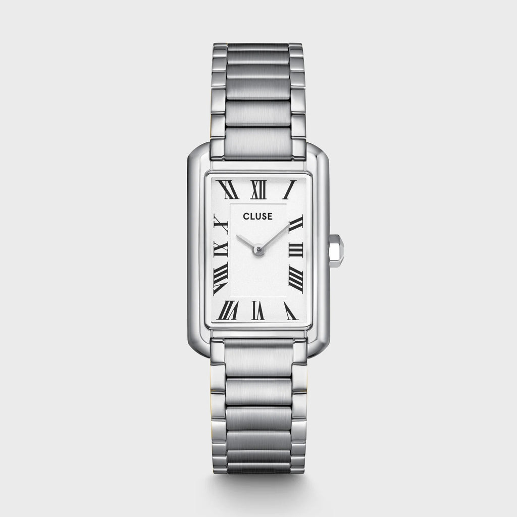 Belisenna Watch Steel, White, Silver Colour