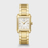 CLUSE ANGLEE WATCH STEEL, WHITE , GOLD COLOUR