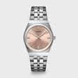 MONTRE CLUSE RETRO 70'S, LIGHT SALMON, SILVER COLOUR