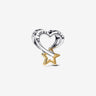 Charm Pandora Bonne Étoile & Cœur
