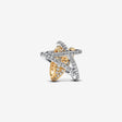 Charm Pandora Étoile Croisée Scintillante