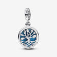 Charm Pandora Pendant Double Arbre de l'Infini Phosphorescent