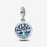 Charm Pandora Pendant Double Arbre de l'Infini Phosphorescent
