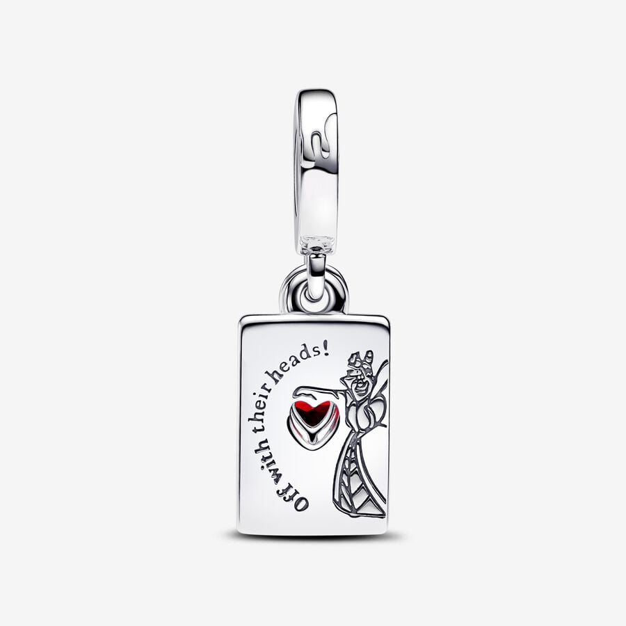 Charm Pendant Double Les Méchants de Disney Reine de Cœur
