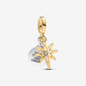 Charm Pandora Pendant Étoile Polaire Gravable Diamant de Synthèse