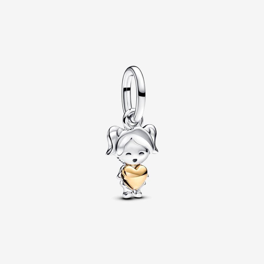 Charm Pandora Pendant Fille Heureuse