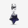 Charm Pandora Pendant Murano Étoile Galaxie Céleste