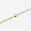 BRACELET ZAG CINTRA ACIER DORÉ