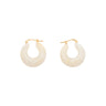 CIRCLET EARRING PEARL MARBLE VANESSA BARONI