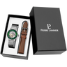 COFFRET MONTRE PIERRE LANNIER AUTOMATIC VERT