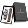 COFFRET MONTRE PIERRE LANNIER AUTOMATIC BLEU