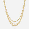 COLLIER ZAG CADDY ACIER DORÉ