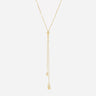 COLLIER ZAG CAPOJALE ACIER DORÉ