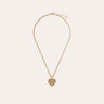 GAS BIJOUX COLLIER CORACAO PETIT MODELE BICOLORE