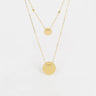 COLLIER ZAG EMILE ACIER DORÉ