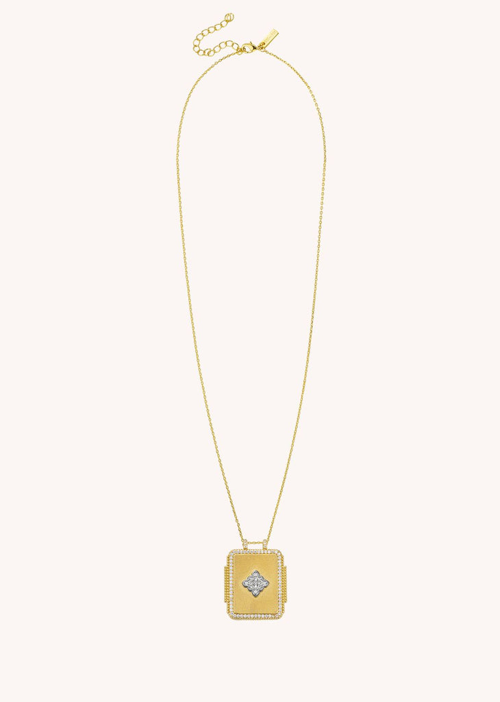Collier MYA BAY Mira Bohème – Doré à l’or fin recyclé 24 carats & symbole argenté