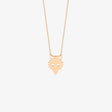 COLLIER GINETTE NY MINI WOLF OR ROSE
