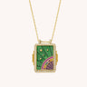 COLLIER MYA BAY GREEN RAINBOW BOHEME