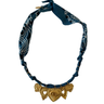 BADHNATI JEWELRY - COLLIER ONE LOVE BIG MULTI COEURS BLEU JEAN