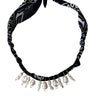 BADHNATI JEWELRY - COLLIER PLUIE DE PERLES MIDNIGHT NOIR