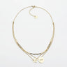 COLLIER ZAG STAR ACIER DORÉ