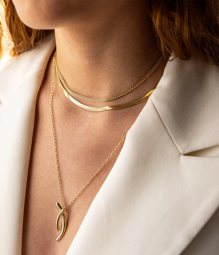 Collier Valeria Zag Doré Porté