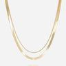 COLLIER ZAG VALERIA ACIER DORÉ