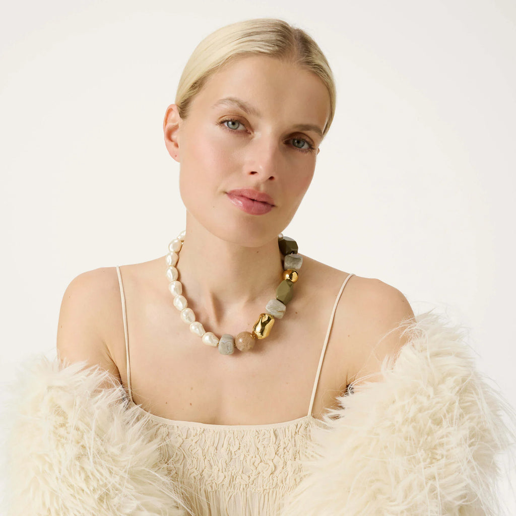 Collier Winter Ibiza Necklace Green – Vanessa Baroni
