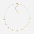 COLLIER ZAG CONFETTIS ACIER DORÉ