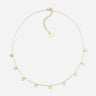 COLLIER ZAG CONFETTIS ACIER DORÉ