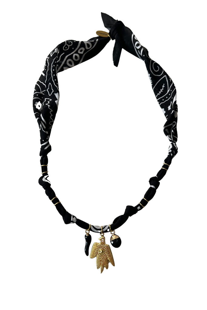 Collier condore Astro Noir
