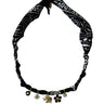 BADHNATI JEWELRY - COLLIER ÉLÉPHANT DORÉ INDI NOIR