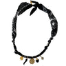 BADHNATI JEWELRY - COLLIER MEDAILLE 13  INDI NOIR
