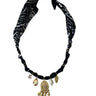 BADHNATI JEWELRY - COLLIER MEDAILLE MIDNIGHT NOIR