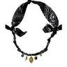 BADHNATI JEWELRY - COLLIER MEDAILLE INDIENNE INDI NOIR