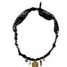 BADHNATI JEWELRY - COLLIER MEDAILLE SERPENT  INDI NOIR