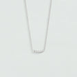 COLLIER AGATHA MI-LONG ODÉON ARGENT CRISTAL
