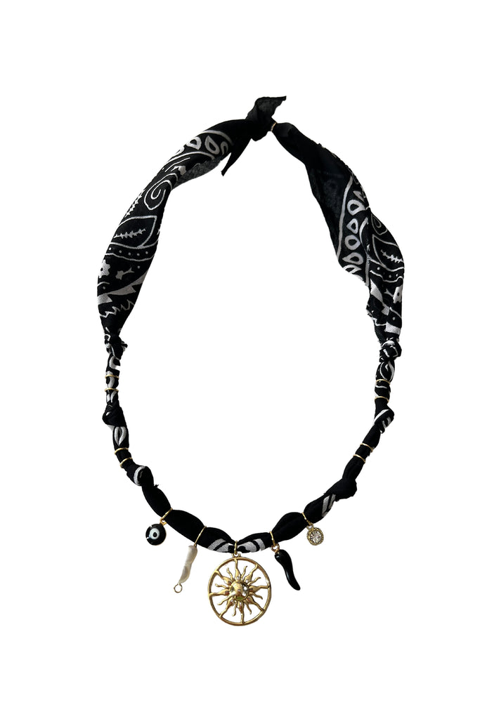 Collier soleil Astro Noir
