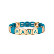 BRACELET SIMONE A BORDEAUX COLORFUL MAMA TURQUOISE