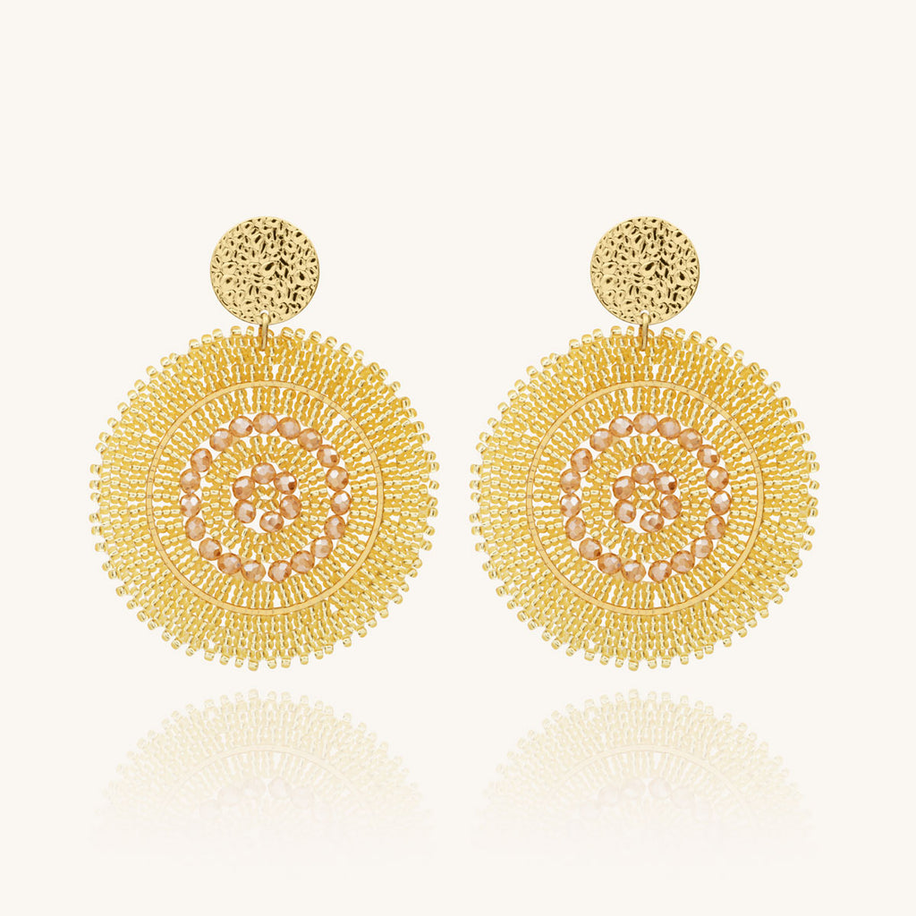 BOUCLES D'OREILLES SANTIBE ESPAGNOLA DORE