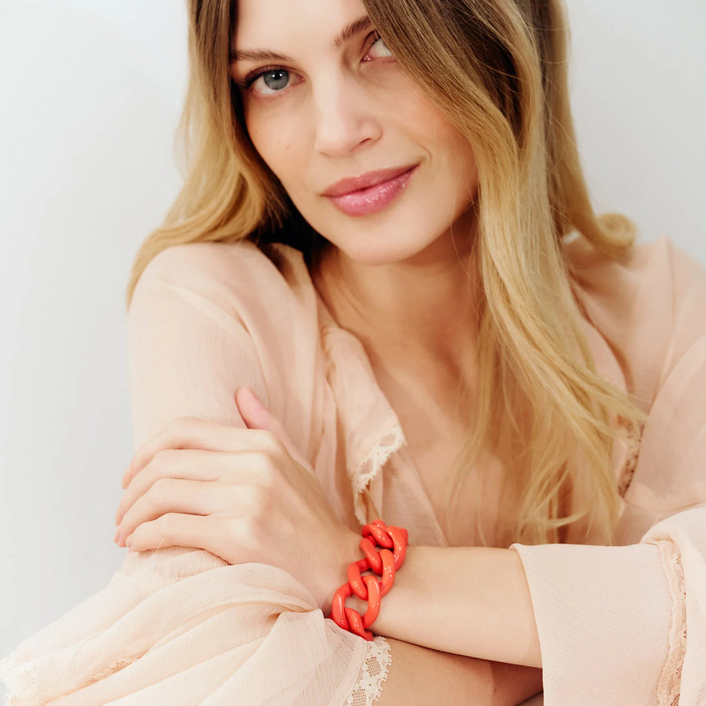 Flat Chain Bracelet lipstick 