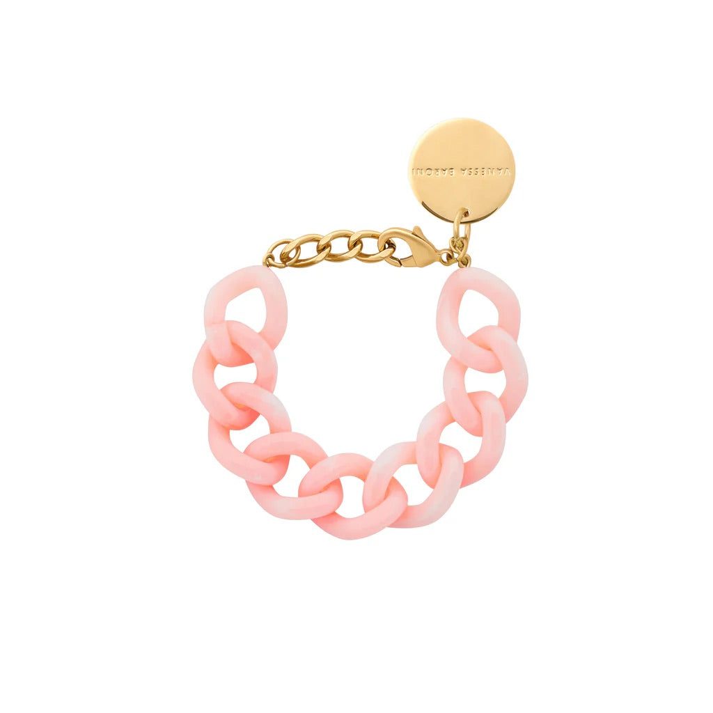 Flat Chain Bracelet Peach Sorbet
