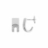 BOUCLES D'OREILLES GUY LAROCHE ARGENT