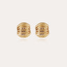 GAS BIJOUX BOUCLES D'OREILLES ANNE STRASS DOREES