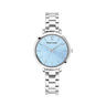 MONTRE PIERRE LANNIER DAME CHOUQUETTE METAL BLEU