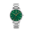 MONTRE PIERRE LANNIER HOMME ESSENTIAL ACIER VERT