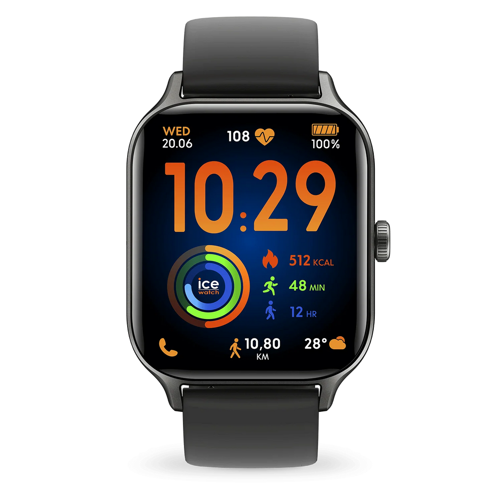 Montre connectée ICE fit RT 3.0 Black (40mm) – GPS intégré, écran AMOLED, suivi santé