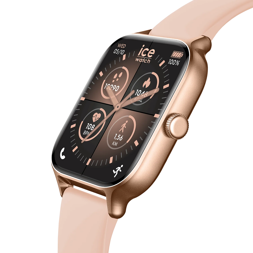 Montre connectée ICE fit RT 3.0 Rose-Gold Nude (40mm) – GPS intégré, écran AMOLED, suivi santé 